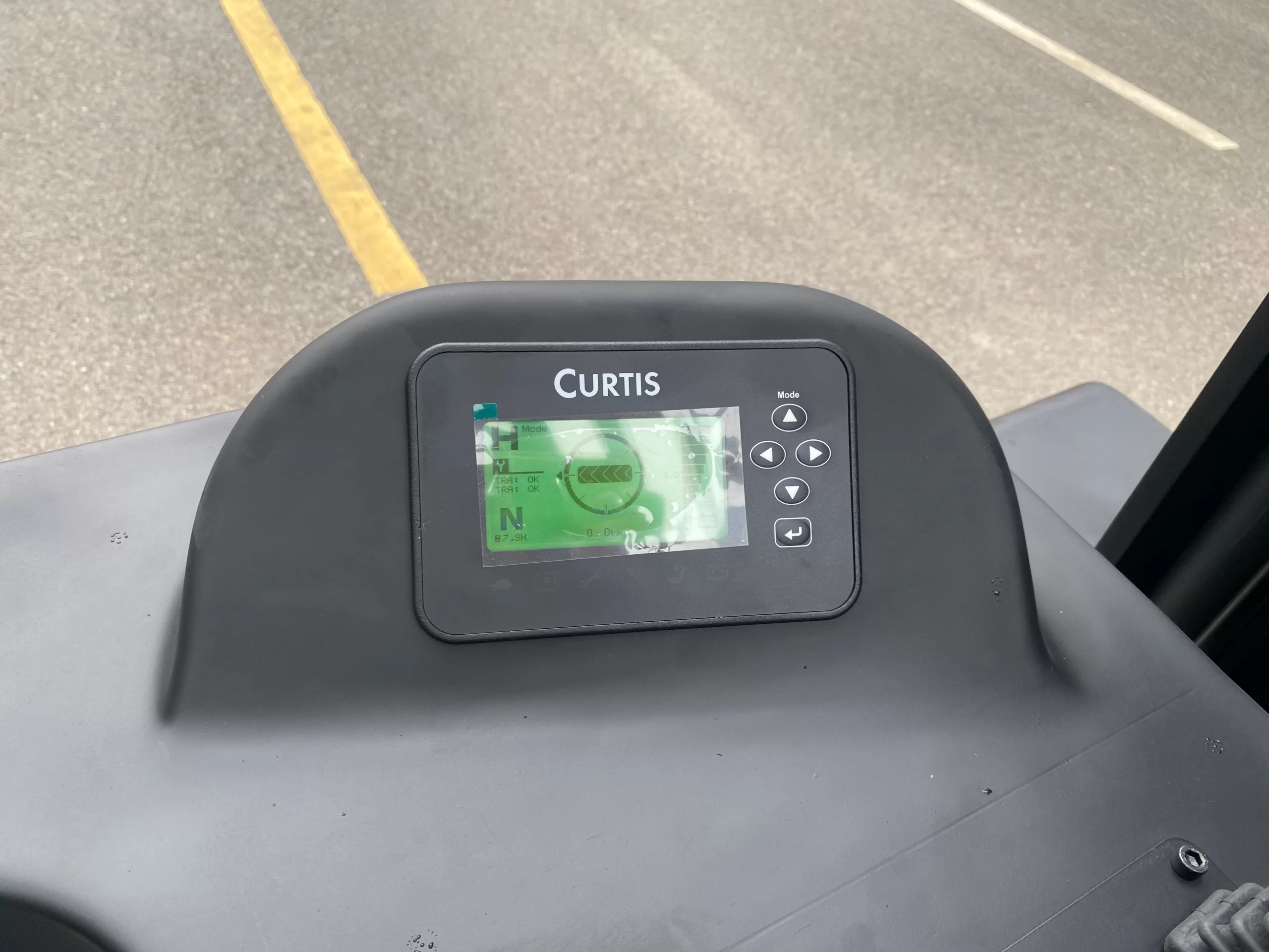 Reach truck forklift controller