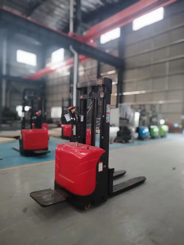 stand-on electric stackers