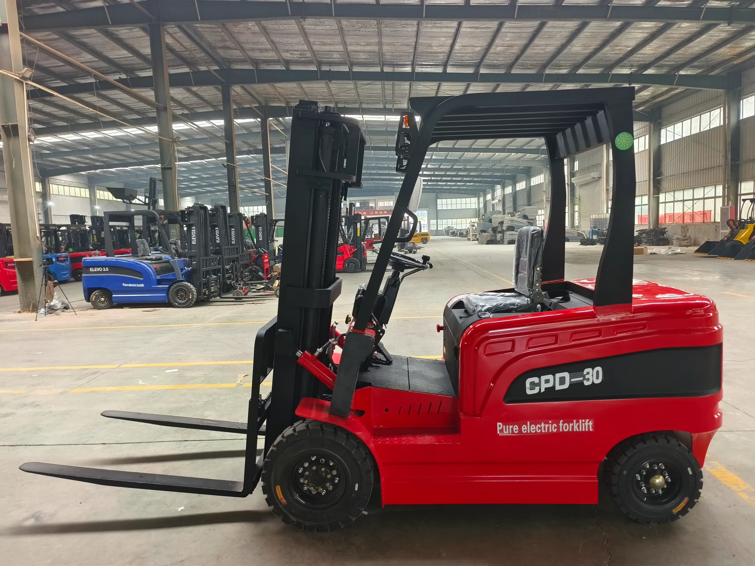 3T electric forklift lithium battery