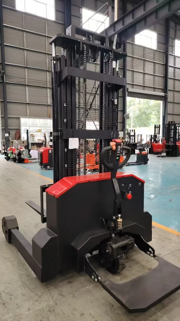 off-road electric stacker