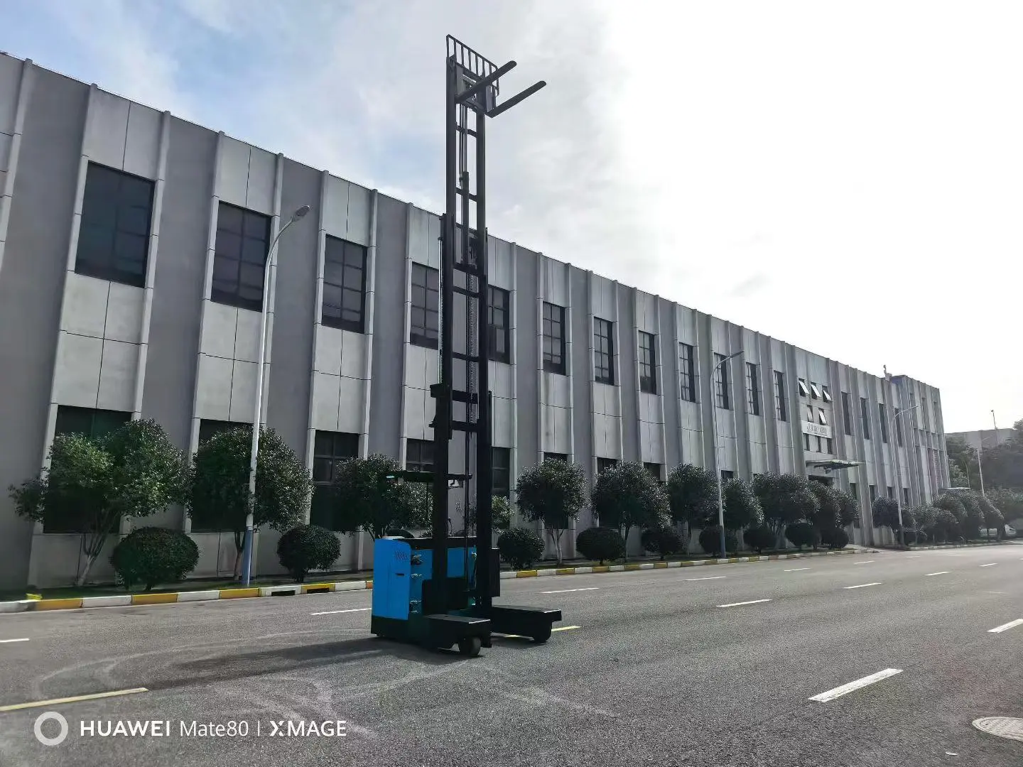four-way reach truck